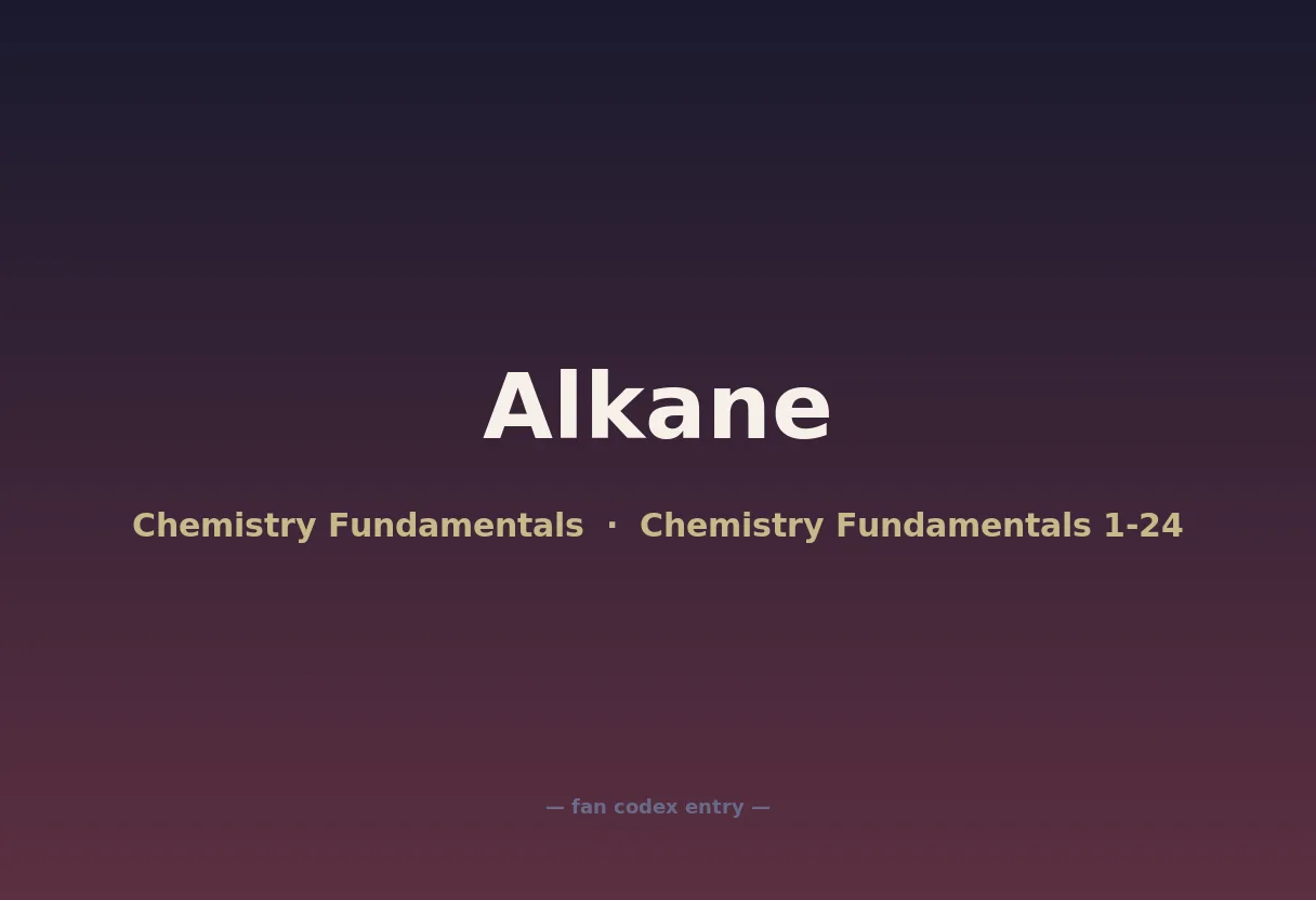 Alkane