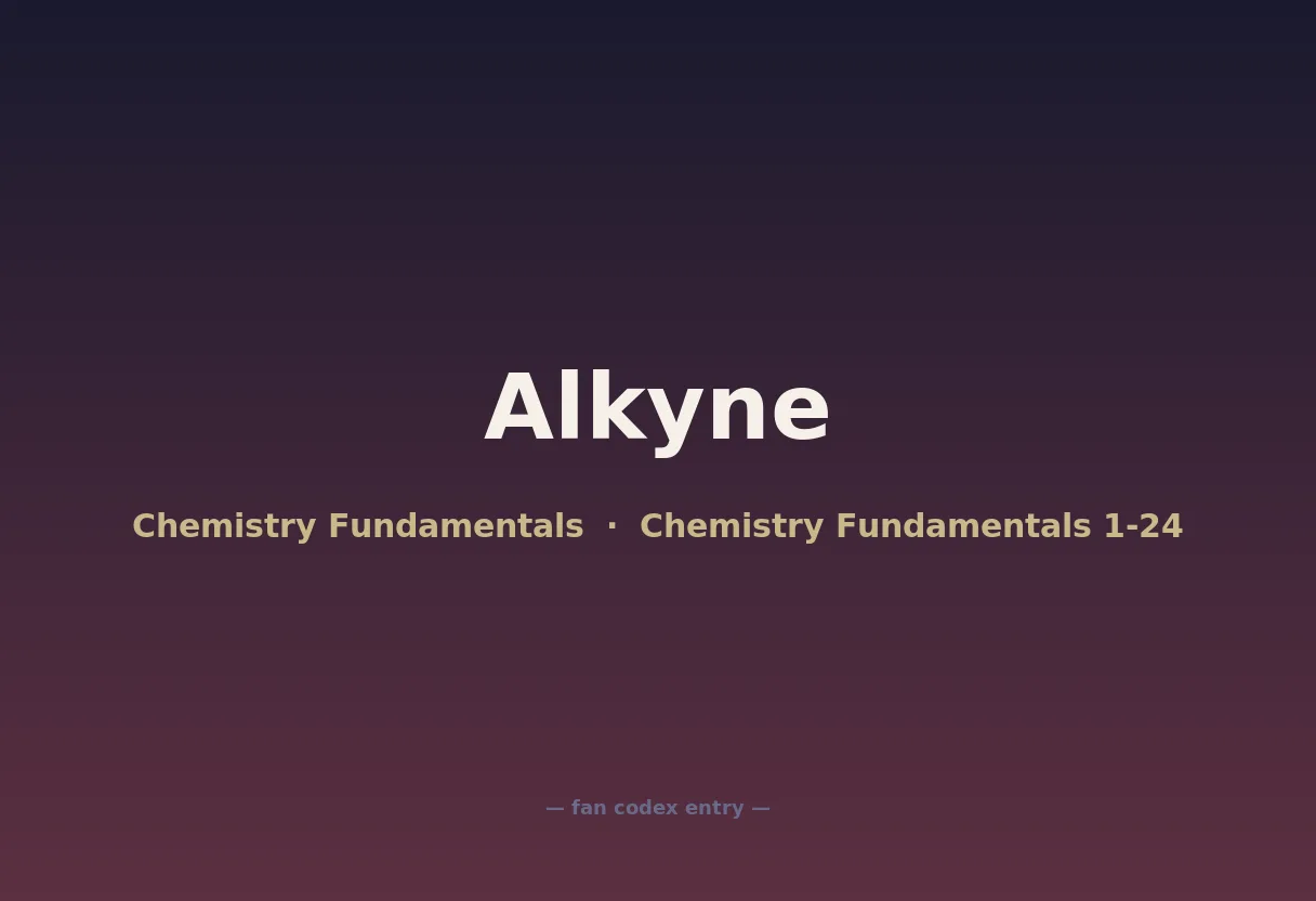 Alkyne
