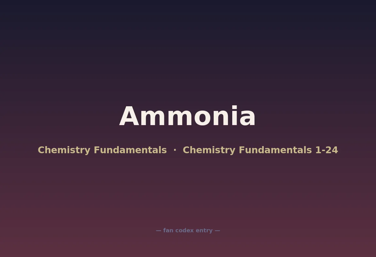 Ammonia